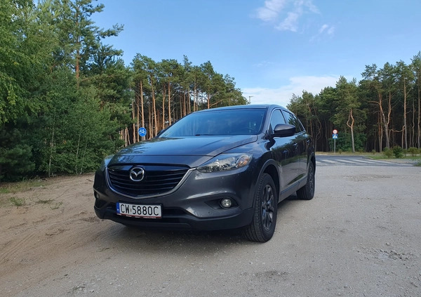 Mazda CX-9 cena 44900 przebieg: 166000, rok produkcji 2015 z Włocławek małe 56